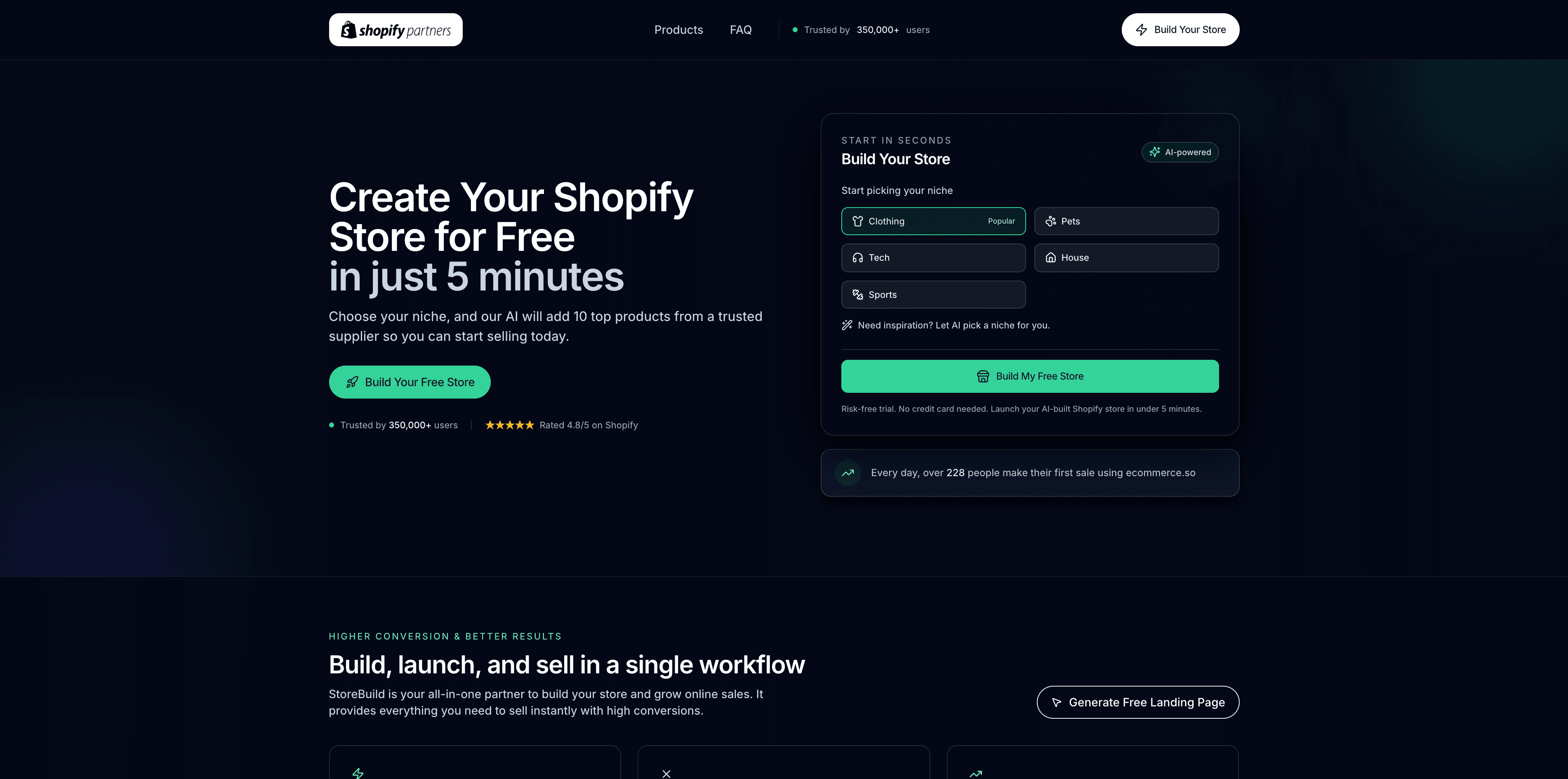 AI Shopify Store Generator